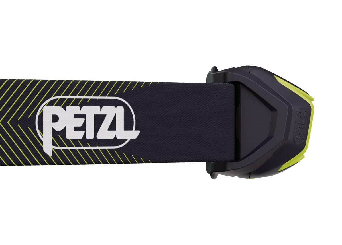 PETZL ACTIK CORE Headlamp - Powerful, Rechargeable 650 Lumen Light with Red Lighting for Hiking, Climbing, and Camping - Green