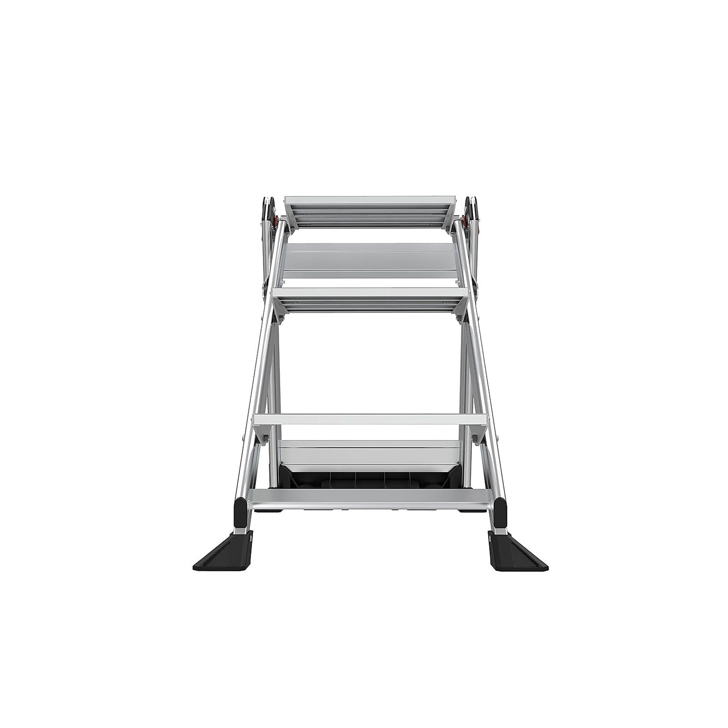 Little Giant Ladders Jumbo Step Stool with Handrail, 3-Step, Lightweight, Aluminum, 375 lb Load Capacity, Type 1AA, 8.7-Ft Reach Height, with Tool Tray, Platform Steps (11903)