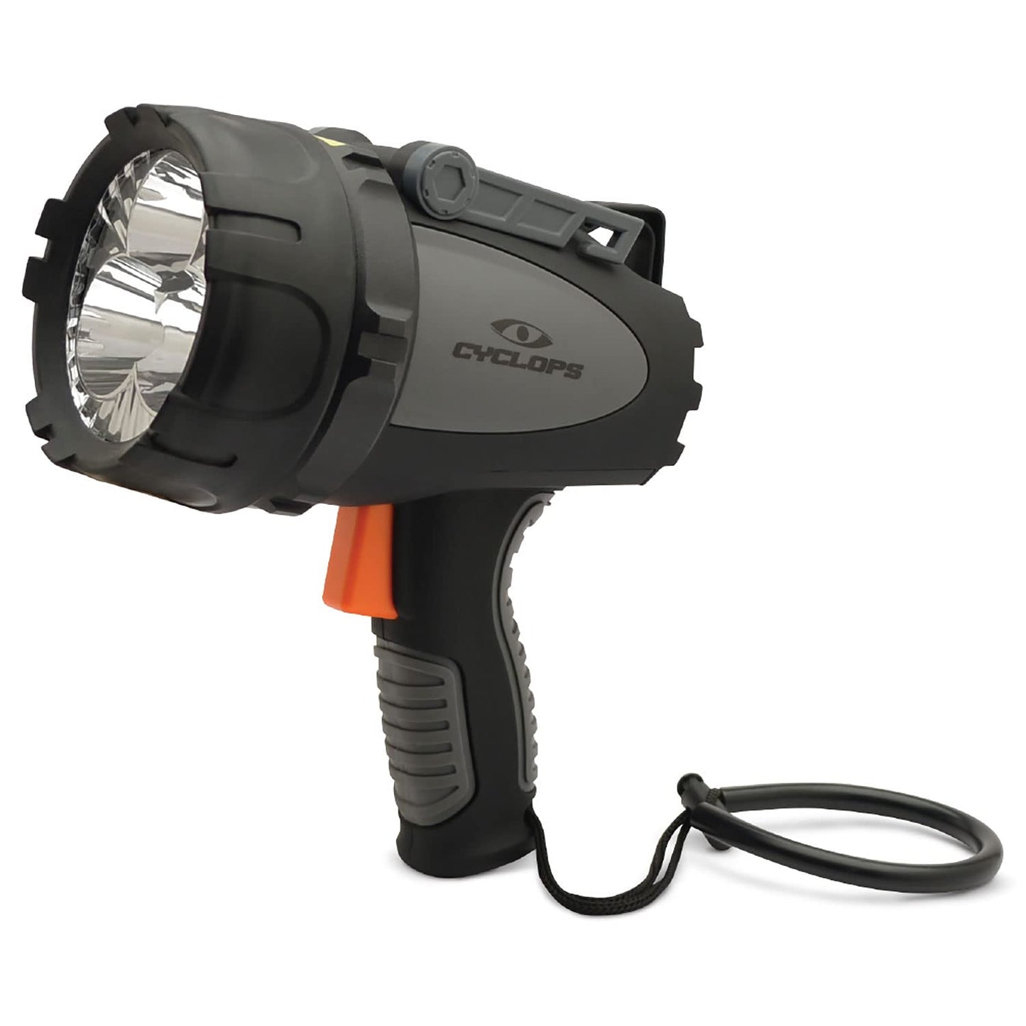 Cyclops Rechargeable 4500 Lumen Portable Handheld REVO Spotlight Flashlight with Car Charger/Adapter