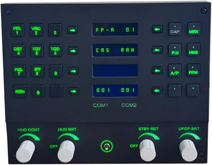 Flight Simulator Controller UFCP Up Front Control Panel for PC Flight Simulators Compatible with JF-17 F/A-18 F16 in DC-S