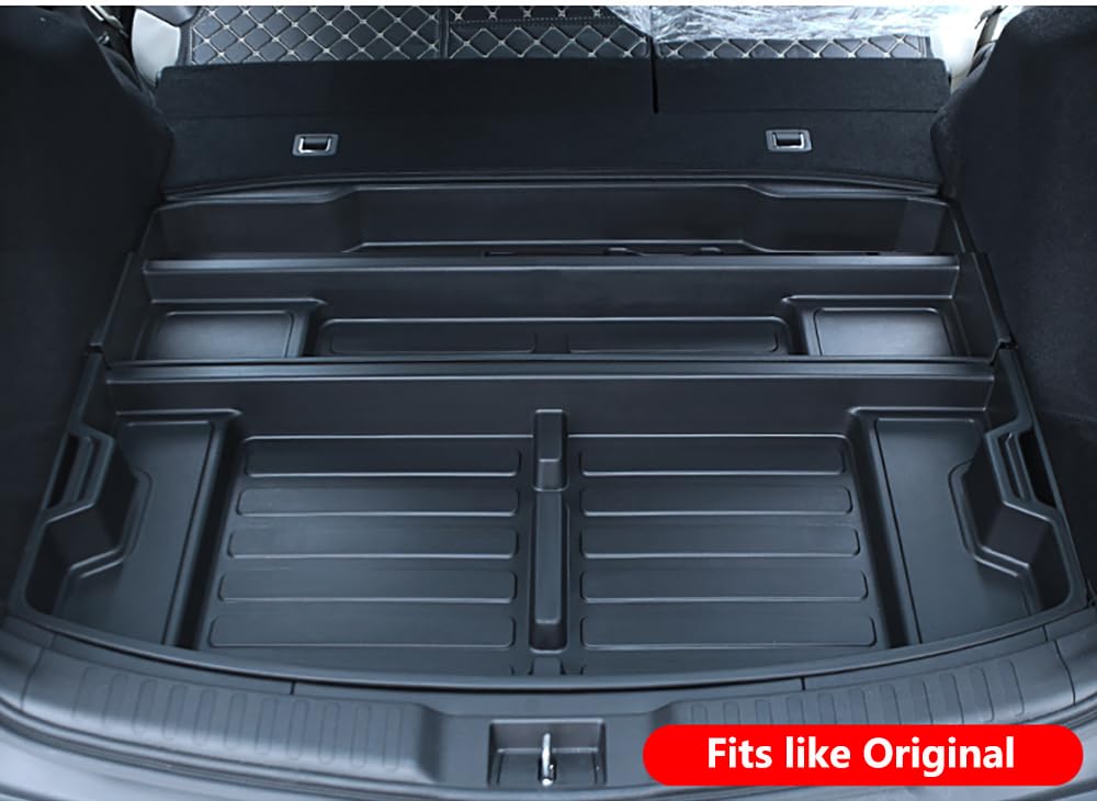 QXZcar For 2017-2022 Honda CR-V Trunk Hidden Storage Box, CRV Insert Cargo Rear Hatch Specific Organizer, SUV Extra Space fits CR-V EX EX-L LX Touring Under Cargo Floor Storage Bins Accessories