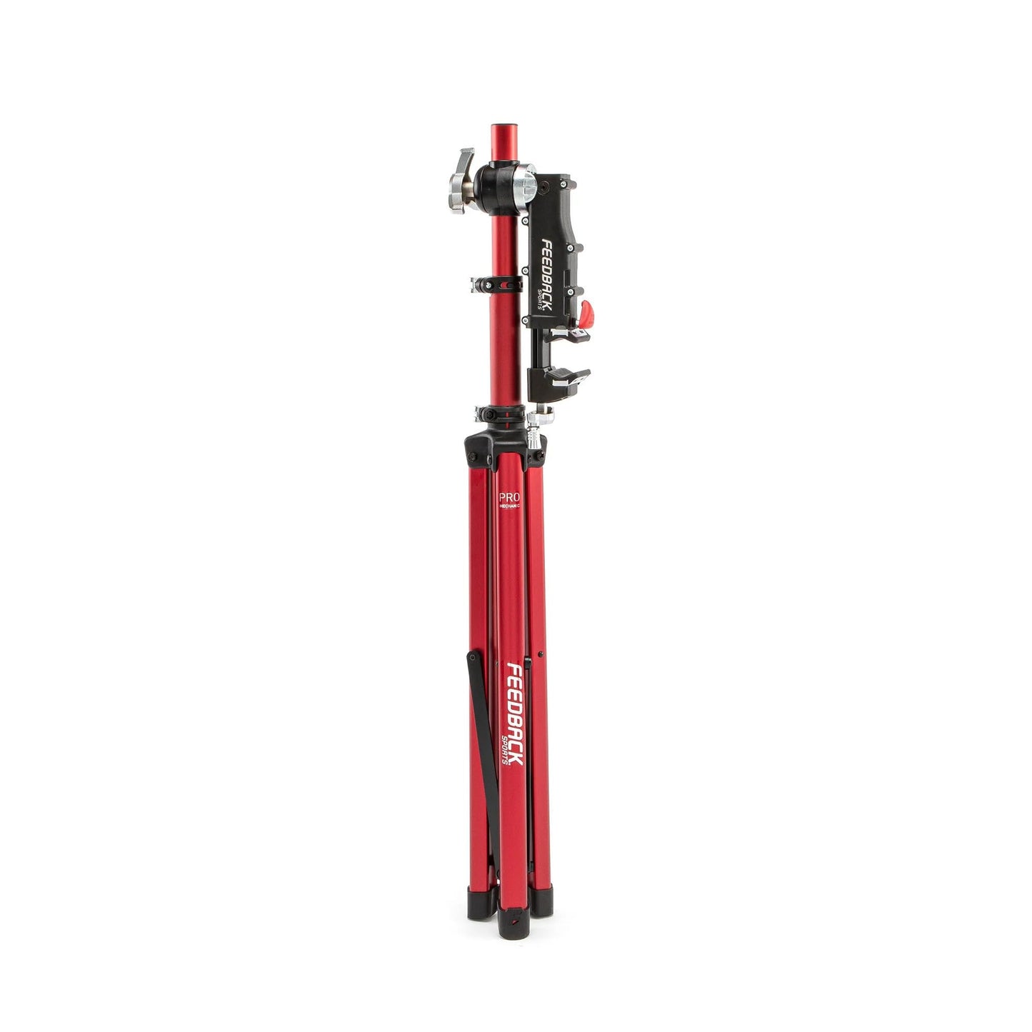 Feedback Sports | Pro Mechanic Bike Repair Stand with Secure Quick-Action Clamp | Height Adjustable | Foldable and Portable Bicycle Workstand
