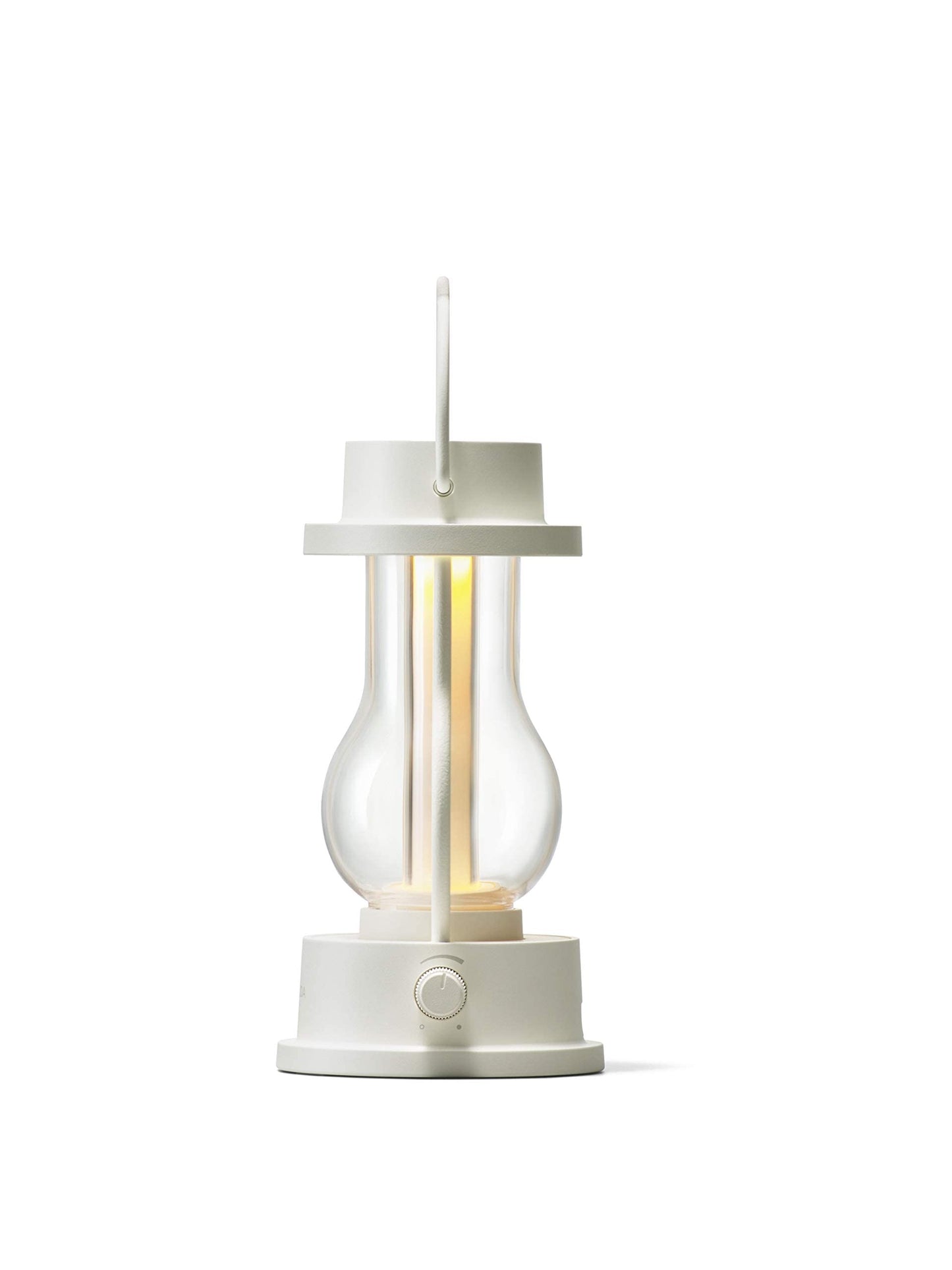 BALMUDA The Lantern | Rechargeable LED Lantern | 3 Light Modes: Candle, Amber, & Warm White | Battery Operated | Lightweight | Water-Resistant | US Version | White