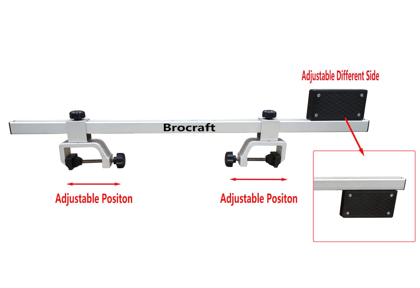 Brocraft Adjustable Canoe Trolling Motor Mount – Universal Width-Adjustable Motor Bracket for Canoes