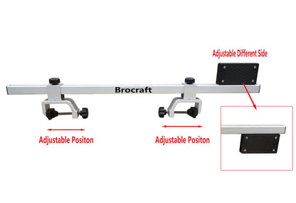 Brocraft Adjustable Canoe Trolling Motor Mount – Universal Width-Adjustable Motor Bracket for Canoes