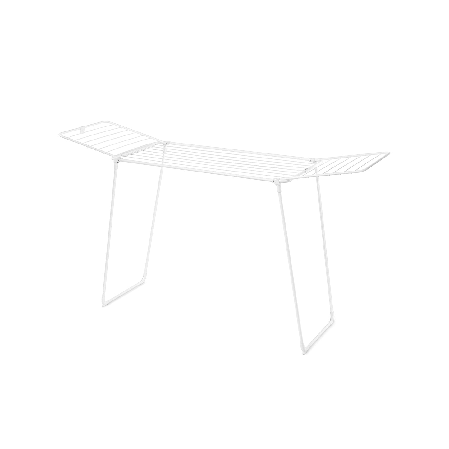 Brabantia HangOn Clothes Drying Rack | 72ft (22m) | White | Large Indoor Clothes Airer, Foldable Laundry Stand for Large & Small Items, Wide Lines for Towels & Bedding | Fits 2 Full Loads