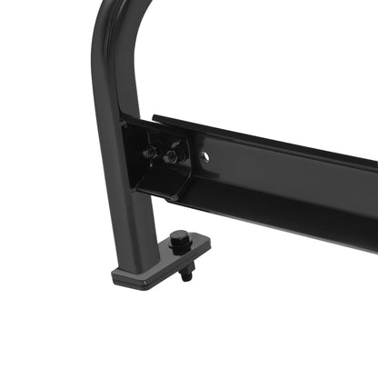 ALMULOO Universal Adjustable Semi Truck Spare Tire Carrier Rack Holder Width Max Up to 19" Steel Powder Coated