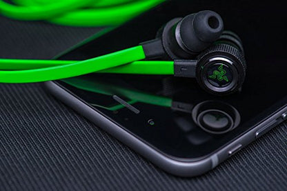 Razer Hammerhead Pro v2 Earbuds: Custom-Tuned Dual-Driver Technology - in-Line Mic & Volume Control - Aluminum Frame - 3.5mm Headphone Jack - Green