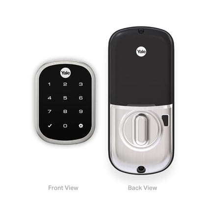 Yale | LiftMaster Smart Lock with Touchscreen Deadbolt - Works with myQ App & Key by Amazon in-Garage Delivery when paired with Smart Garage Hub (sold separately), Oil Rubbed Bronze