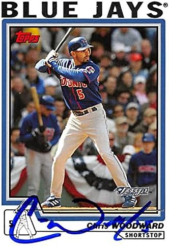 Autograph Warehouse 302142 2004 Topps Chris Woodward Autographed No.394 Baseball Card - Toronto Blue Jays44 FT