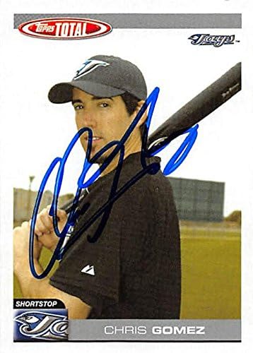 Sports Memorabilia Autograph Warehouse 343755 Chris Gomez Autographed Baseball Card - Toronto Blue Jays FT 2004 Topps Total No. 427