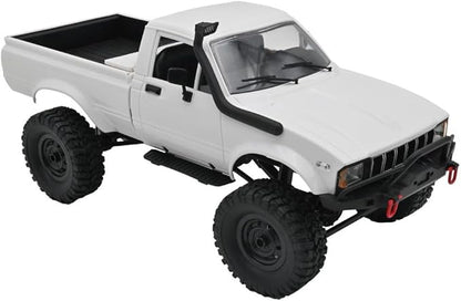 C24-1 RC Rock Crawler RC Truck 4x4 1/16 Scale RC Crawler Off Road Remote Control Pickup 2.4G All Terrain RTR with Proportional Throttle Steering Led Light Adult