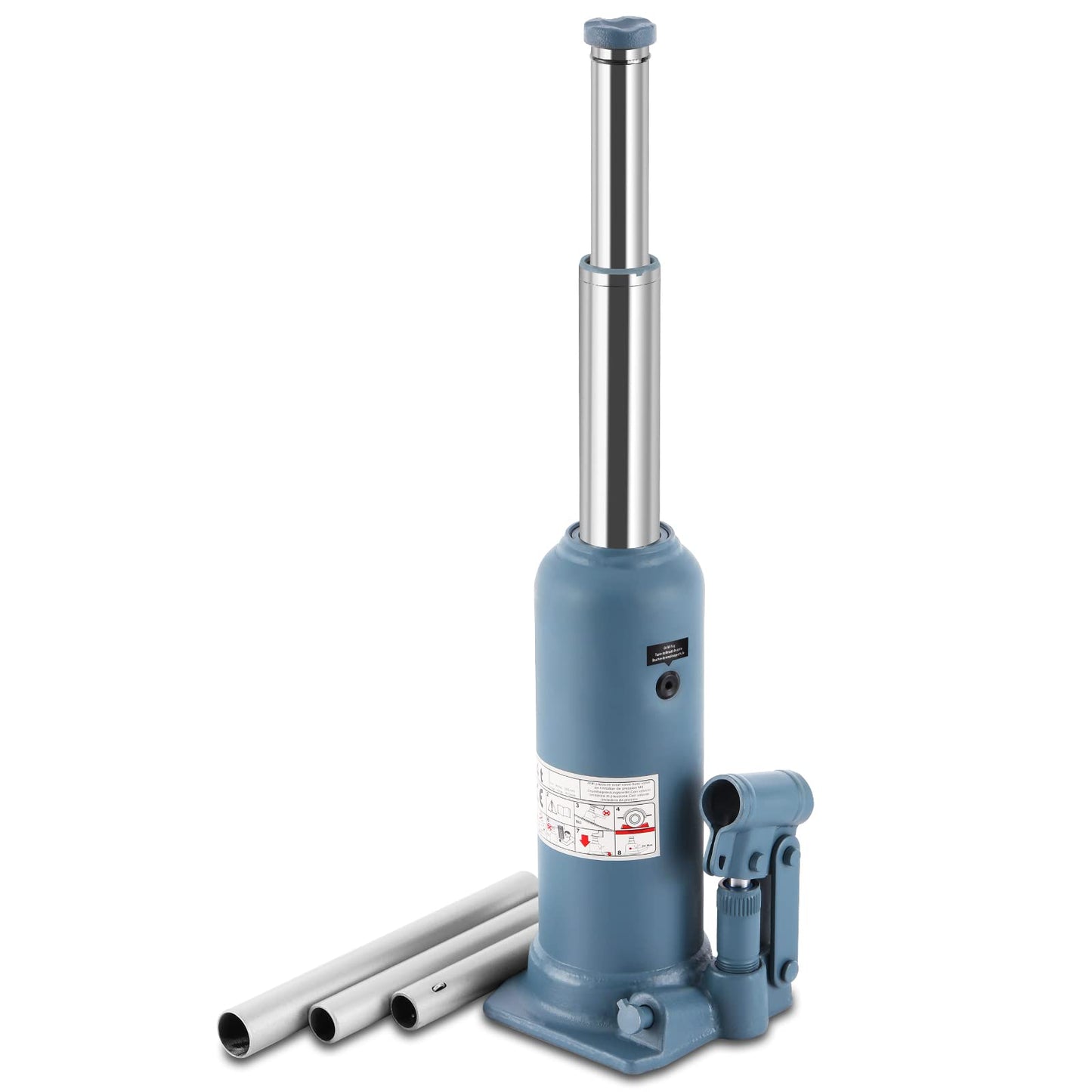 BAOSHISHAN Double Ram Bottle Jack Hydraulic Welded Jack Truck Jack 4 Ton (High Lift)