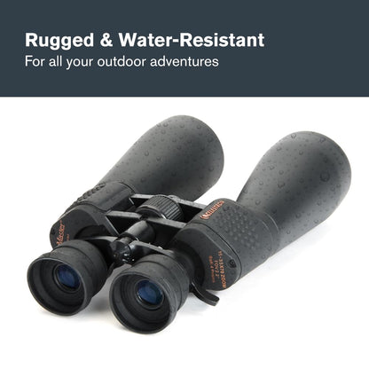 Celestron SkyMaster 15-35x70 Zoom Binoculars – Powerful Long-Range Binoculars for Astronomy & Outdoor Use – High Magnification up to 35x – Includes Tripod Adapter & Case
