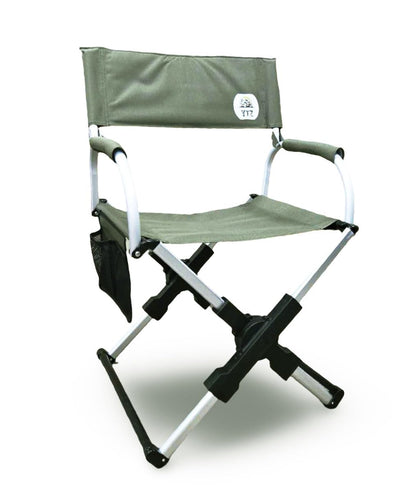 Portable Camping Chair with Carry Bag, Compact, Lightweight Collapsible Arm Chair for Outdoor Camping, Sports, Tailgates, Beach, and Fishing; Supports up to 250lbs [2024 (Green)