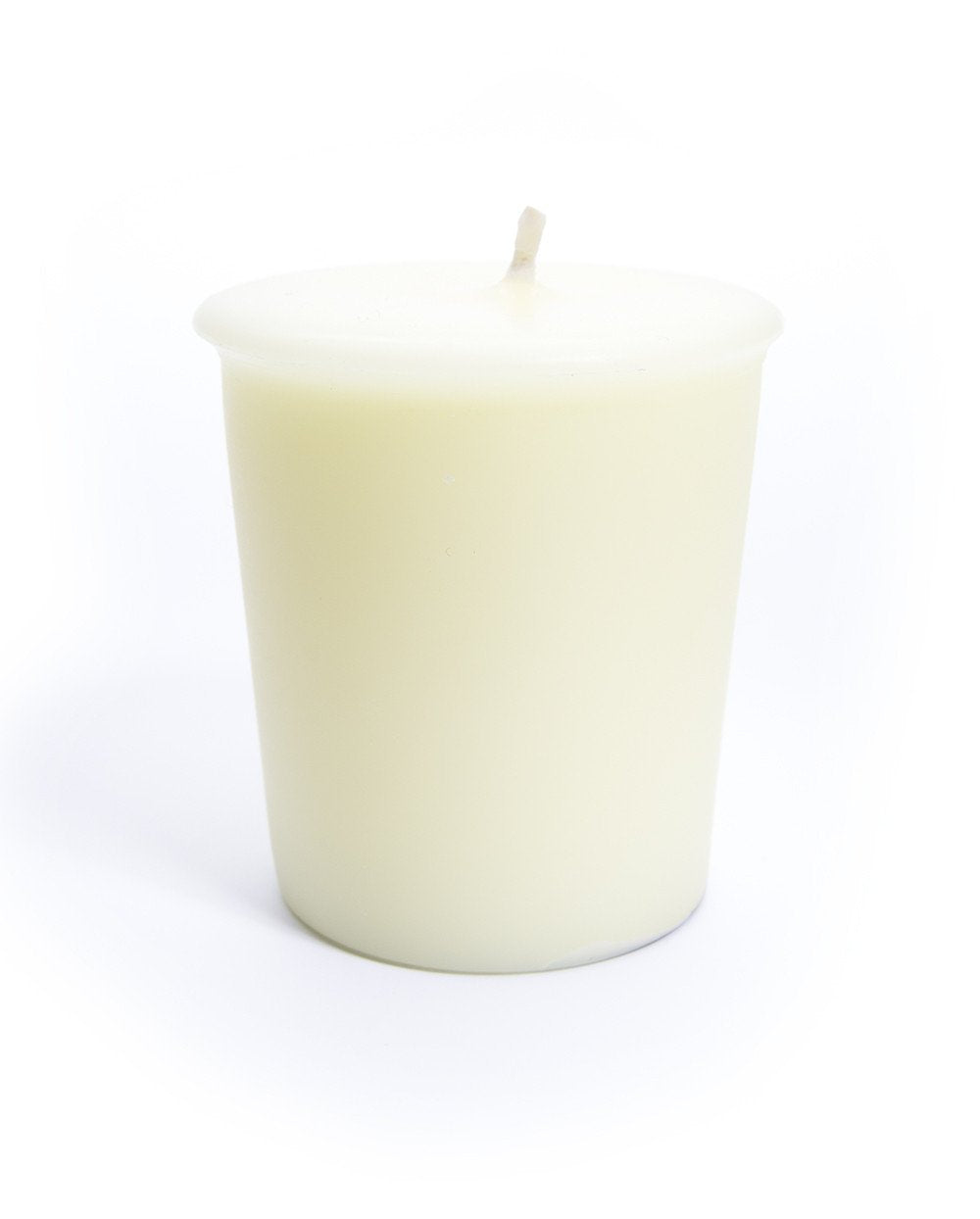 Pure Jasmine Soy Votive Candles - Scented with Essential & Natural Oils - 6 Yellow Natural Votive Candle Refills - Flower & Floral Collection