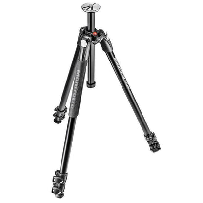 Manfrotto 290 Xtra Aluminum 3-Section Tripod (MT290XTA3US) Black