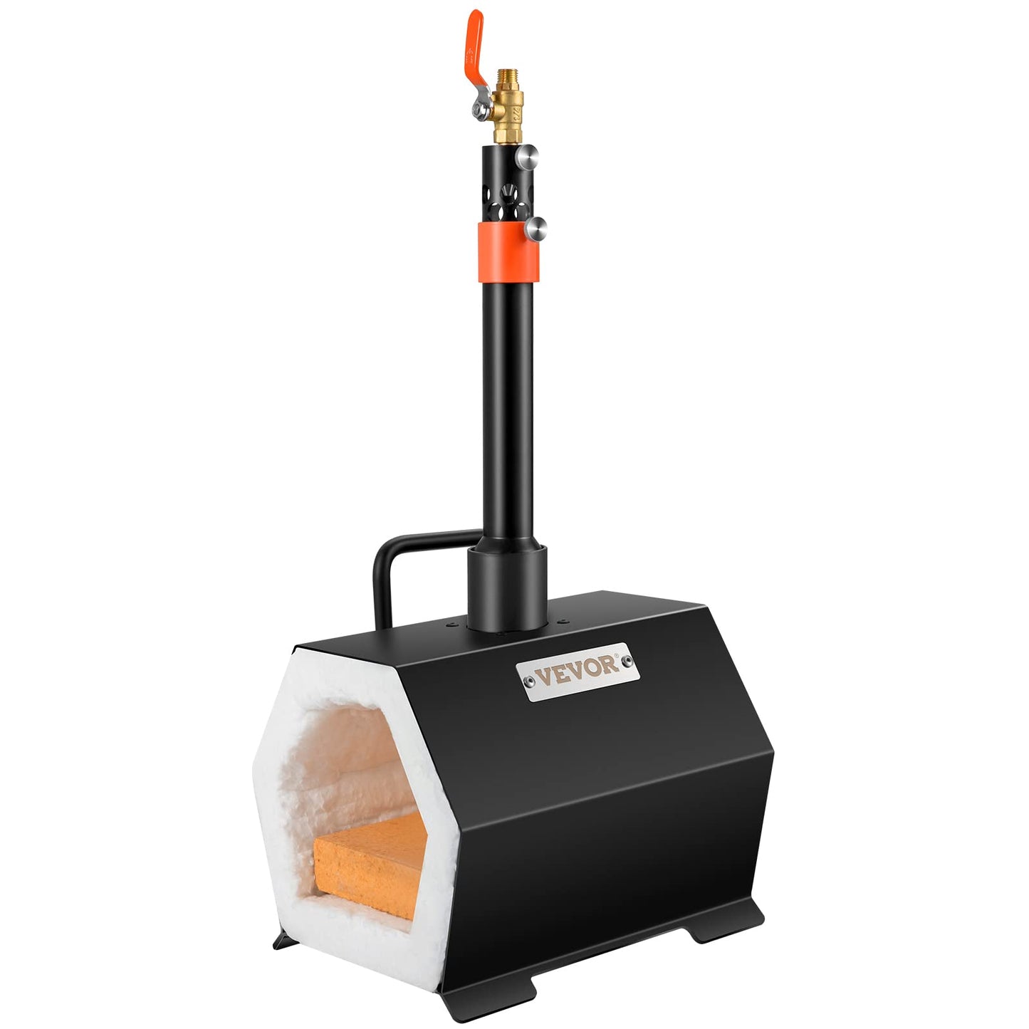 VEVOR Propane Forge Portable, Single Burner 2600°F Metal and Knife Forge, Large Capacity Blacksmithing Farrier Forges, Gas Forging Tools and Equipment, Complete Mini Forge Kit