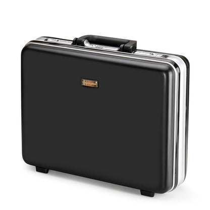 Baxi&barna ABS&PC Business Briefcase, Security Lockbox for Important Documents, New Aluminum Frame Money Box