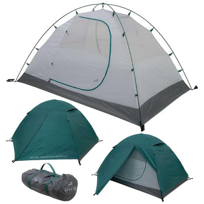 ALPS Mountaineering Lynx 2-Person Backpacking and Camping Tent Easy Setup, Weatherproof, Spacious & Ventilated Camping Tent/Lightweight