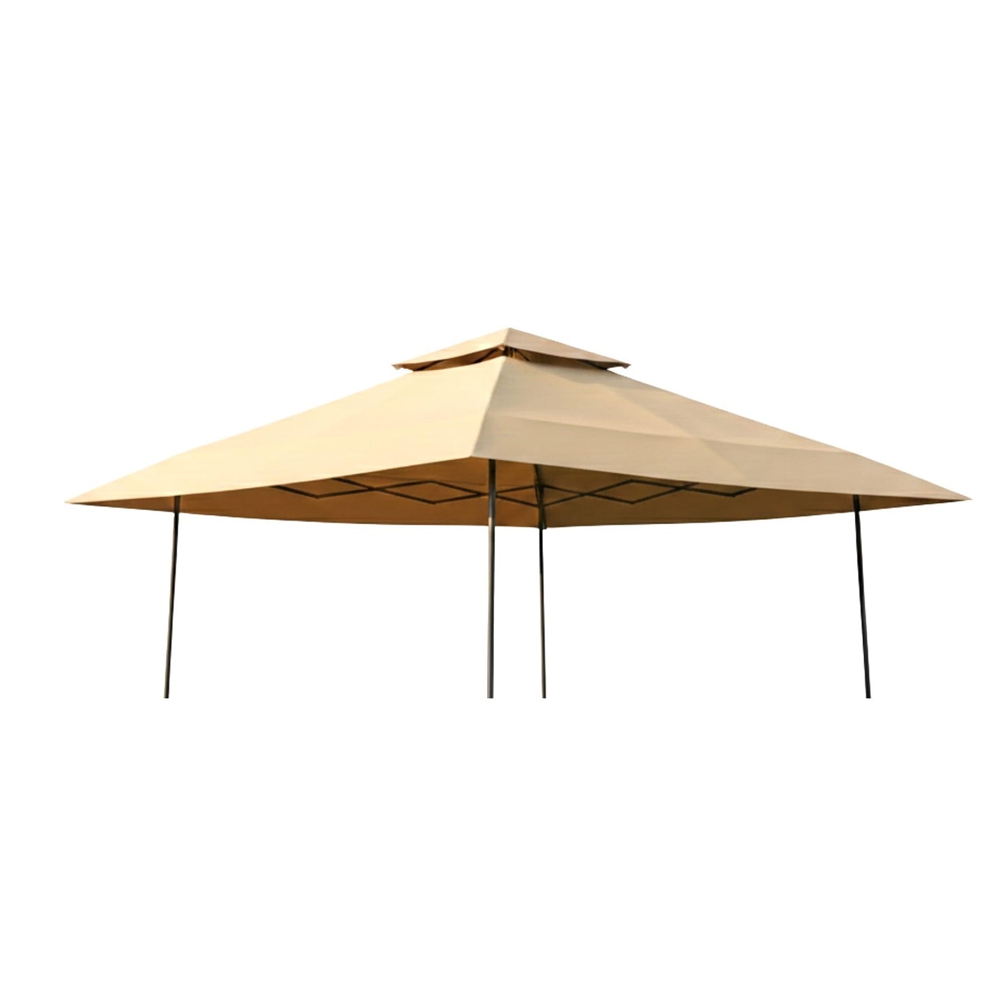 Garden Winds Reinforced Replacement Canopy Top Cover Compatible with The 30822, WMT-1414118B Ozark Trail 14’ X 14’ Pop Up - Classic Sand, Riplock 350