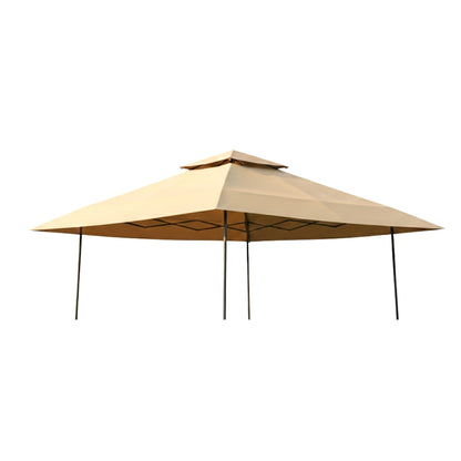 Garden Winds Reinforced Replacement Canopy Top Cover Compatible with The 30822, WMT-1414118B Ozark Trail 14’ X 14’ Pop Up - Classic Sand, Riplock 350
