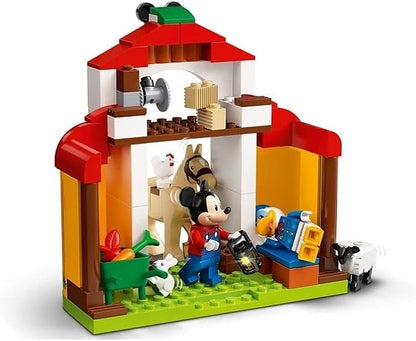 LEGO Disney Mickey and Friends Mickey Mouse &amp Donald Duck’s Farm 10775 Building Kit A Creative Play Set for Kids New 2021 (118 Pieces)