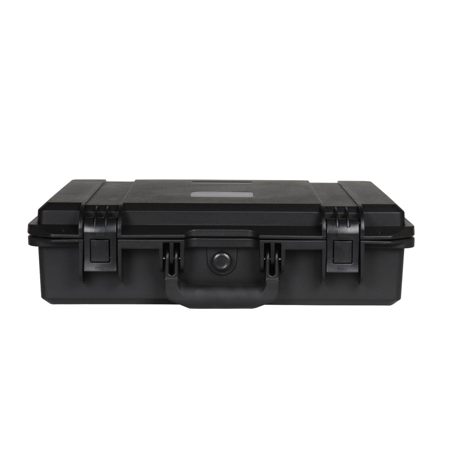 EPDEDICATED IP67 Waterproof Shockproof Hard Case, Orange Rugged Hard Shell with Custom Foam Insert, Lockable Heavy-Duty Equipment Case for Camera Drone Tools Camping Gear, 18.0×13.39×5.12 In (Black)