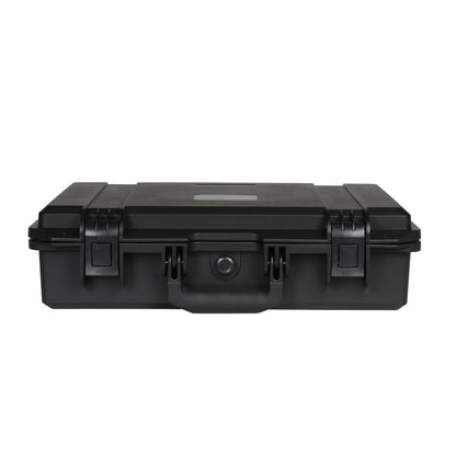 EPDEDICATED IP67 Waterproof Shockproof Hard Case, Orange Rugged Hard Shell with Custom Foam Insert, Lockable Heavy-Duty Equipment Case for Camera Drone Tools Camping Gear, 18.0×13.39×5.12 In (Black)