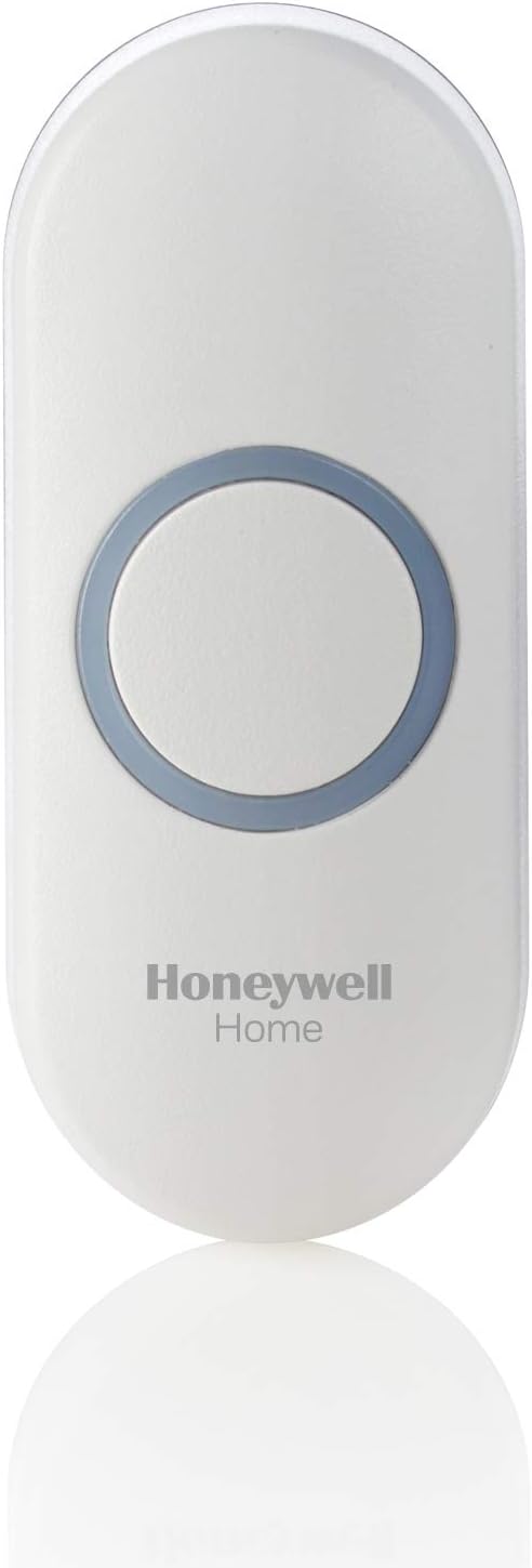 Honeywell Home RPWL400W2000 Honeywell Series 3, 4, 5, 9 Wireless Doorbell Push Button with Halo Light, White