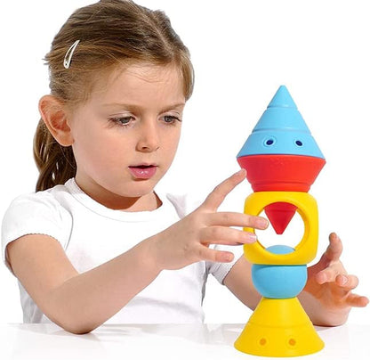 Fat Brain Toys Building Genius by MOLUK - Pastels - Open-Ended Creative Play Preschool