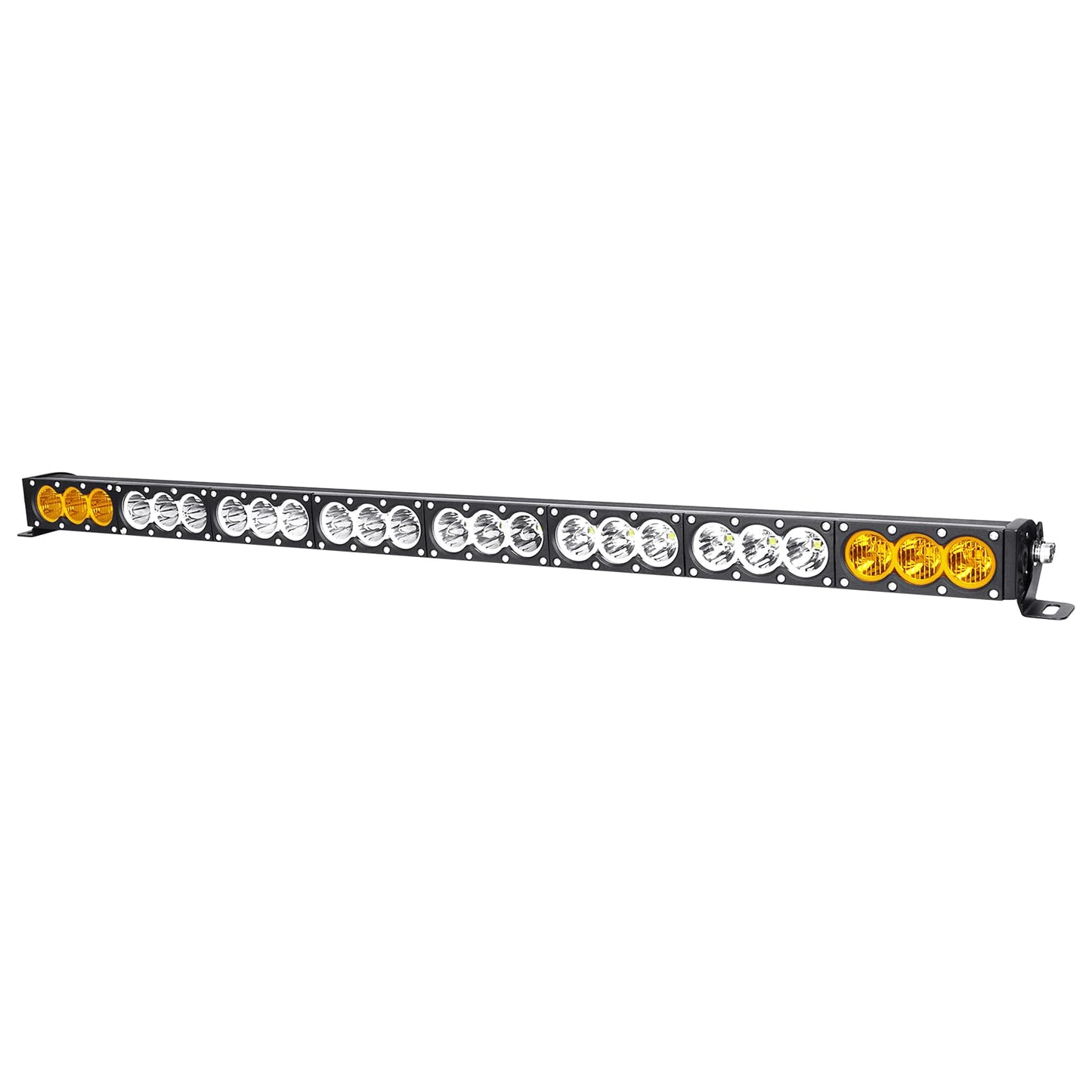 SKYWORLD 44inch Amber&White Fog Light 240W Led Bar 4x4 with 12v Wiring Harness Kit, Led Light Bar for Offroad Vehicles Car Trucks ATV UTV SUV
