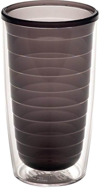 Tervis Clear & Colorful Tabletop Made in USA Double Walled Insulated Tumbler Travel Cup Keeps Drinks Cold & Hot, 16oz, Quartz