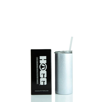 Hogg 15oz Sublimatable Metallic Glitter Tumbler Case (25 Pack) DIY, Customizable, Add Logo, Vinyl, Alcohol Ink, or Glitter & Epoxy To Any Cup. Bulk/Wholesale Sublimation Tumblers