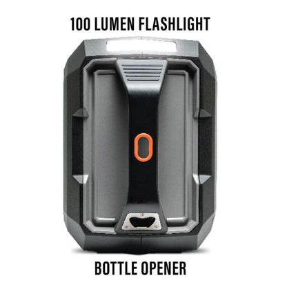 ECOXGEAR Defender: Outdoor Portable Bluetooth Speaker, 121dB Massive Sound, Waterproof and Drop Proof, with LED Party Lights, Pair up to 100, 25+ Hours Playtime (Blaze Orange)