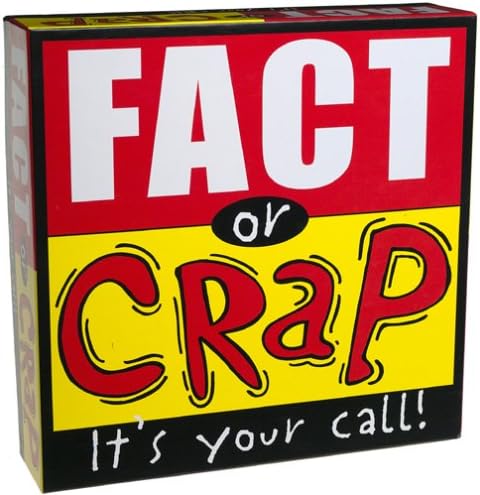 University Games Fact or Crap Board Game