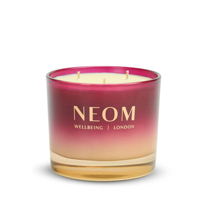 NEOM Christmas Wish Candle, 3 Wick | Mandarin, Cinnamon & Tonka Bean I Made with 100% Naturally derived Wax I Designed to Help You Relax and Unwind I Expertly Blended I Hand Finished