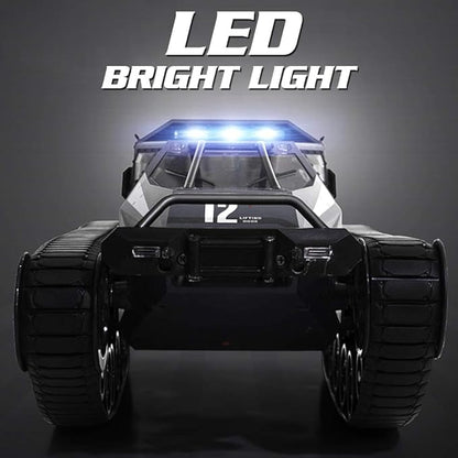 GoolRC RC Tank Car 1/12 Scale 2.4GHz Remote Control Tank 360?Rotating Off-Road RC Crawler Military Vehicle with Rechargeable Battery Gifts for Adults (Black)
