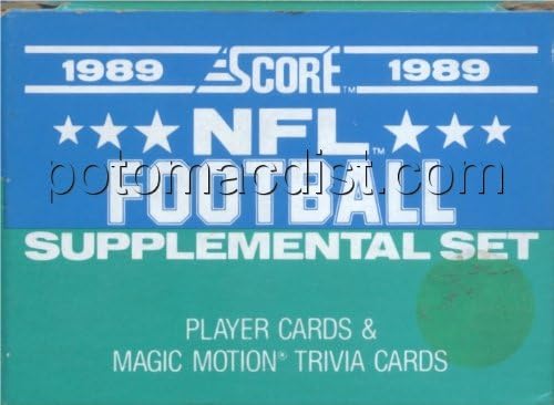 89 1989 Score Supplemental Update Football Card Set