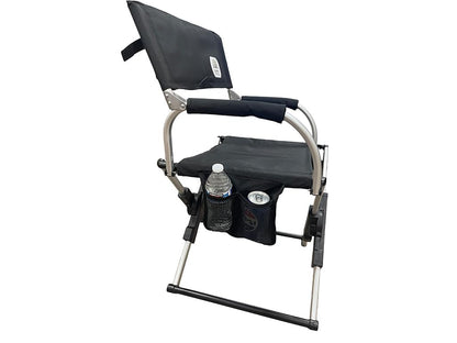 YTZ Outdoor [2024 Portable Camping Chair with Carry Bag, Compact, Lightweight Collapsible Arm Chair for Outdoor Camping, Sports, Tailgates, Beach, and Fishing; Supports up to 250lbs