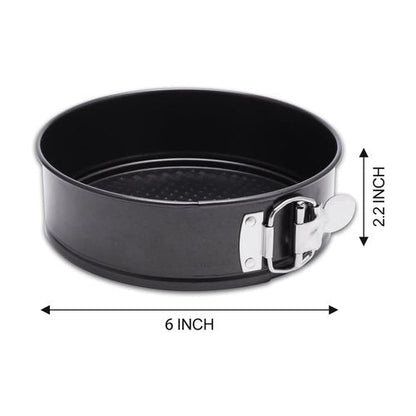 HIWARE 6 Inch Non-stick Springform Pan with Removable Bottom - Leakproof Cheesecake Pan, Compatible with 3 Qt Instant Pot