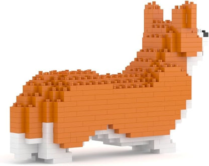 JEKCA Welsh Corgi Mini 01S | Mini Dog Plastic Building Blocks | Age 14+