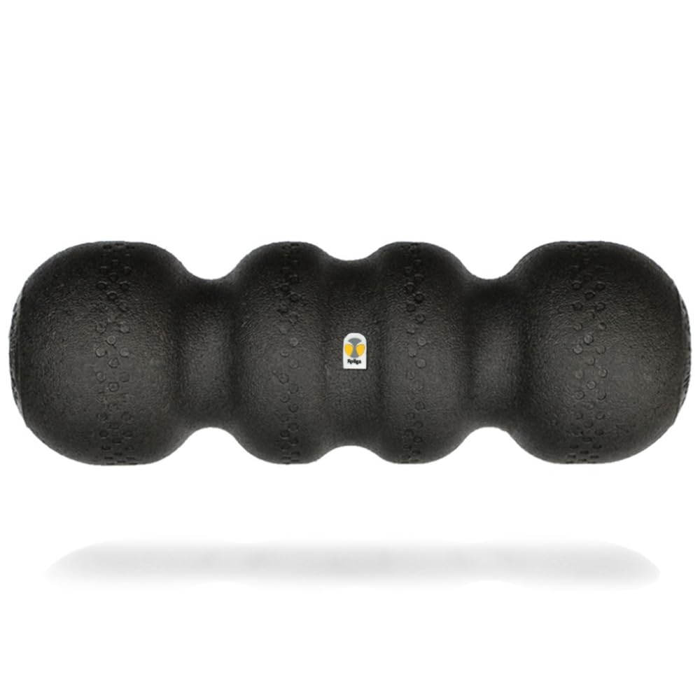 Rollga PRO - The Better Foam Roller for Back Pain, Flexibility, Muscle Recovery, Yoga, Pilates, Deep Tissue Massage, Headache, Physical Therapy, & Exercise. Neck, Back, Legs, & Feet