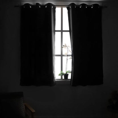 YoungsTex Blackout Curtains - Room Darkening Thermal Insulated Drapes, 2 Panels, 42 x 63 Inch, Dark Grey