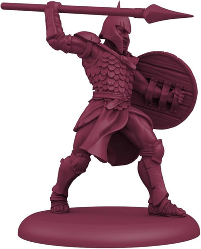 CMON A Song of Ice and Fire Tabletop Miniatures Unsullied Pikemen Unit Box - Elite Soldiers of Discipline and Strength Strategy Game for Adults Ages 14+ 2+ Players 45-60 Minute Playtime Made