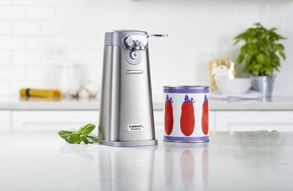 Cuisinart SCO-60 Deluxe Electric Can Opener - Quality Motor System for Effortless Can Opening - Stainless Steel