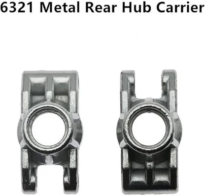 for SCY 16101 16102 16103 16201 16101 Pro 16102 Pro 16103Pro 16201Pro Metal Front Steering Cup Rear Hub Carrier 1/16 RC Car Upgrade Parts RC Accessories(Rear)