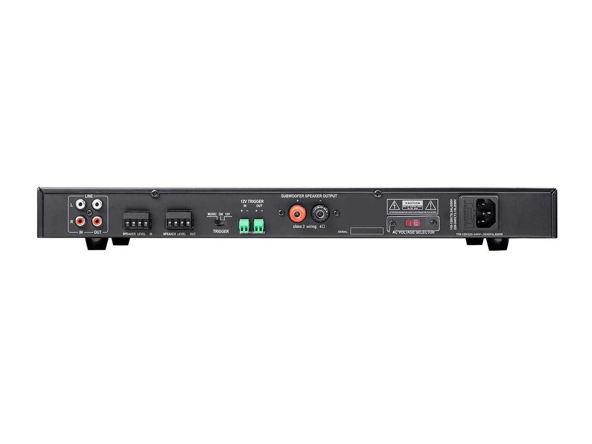 Soundavo PSB-400DSP Class D Subwoofer Amplifier with DSP and LCD Presets Display for Home Theater 400W RMS / 1000W Max