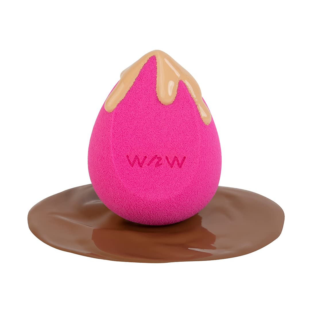 wet n wild Double Tap Makeup Sponge Set, Foundation Blending Beauty Sponge Flawless for Liquid, Cream, and Powder Dry and Wet Blender Make Up Use Vegan, Cruelty Free