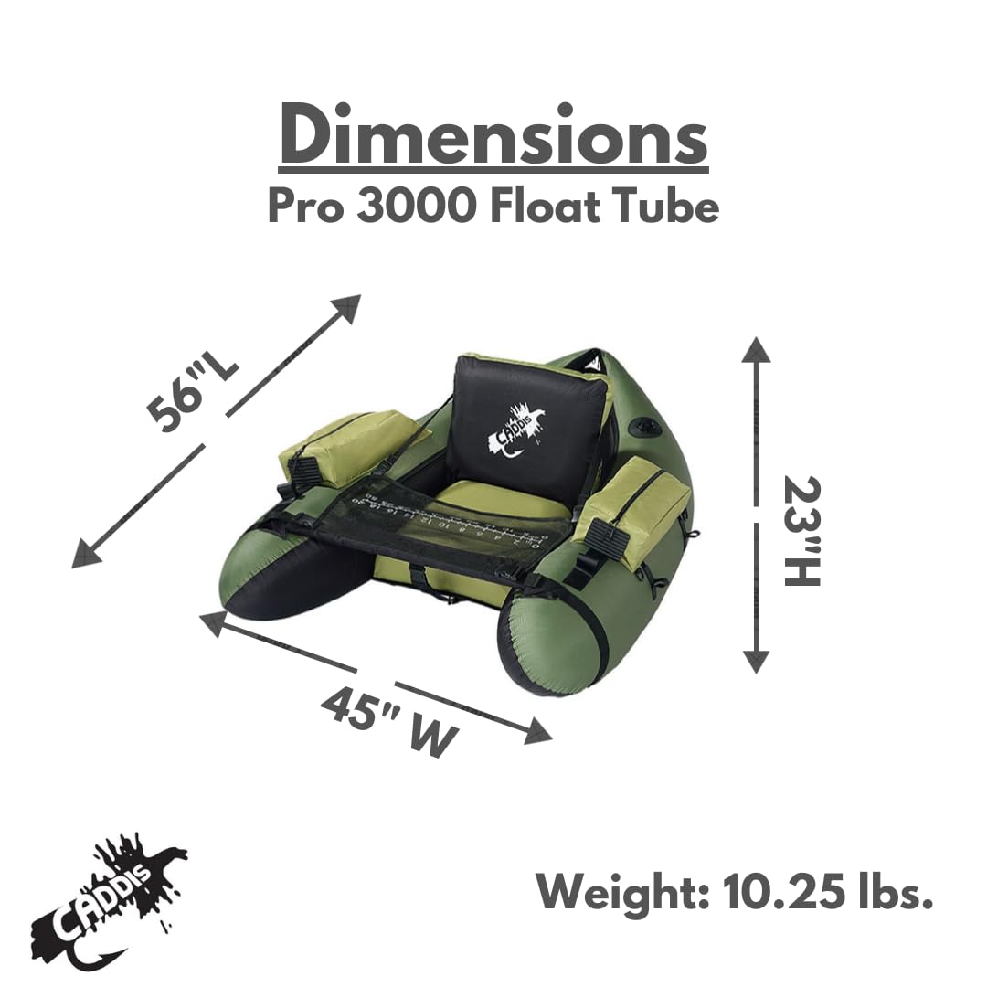 CADDIS Sports Fishing and Angling Float Tube (Pro 3000)